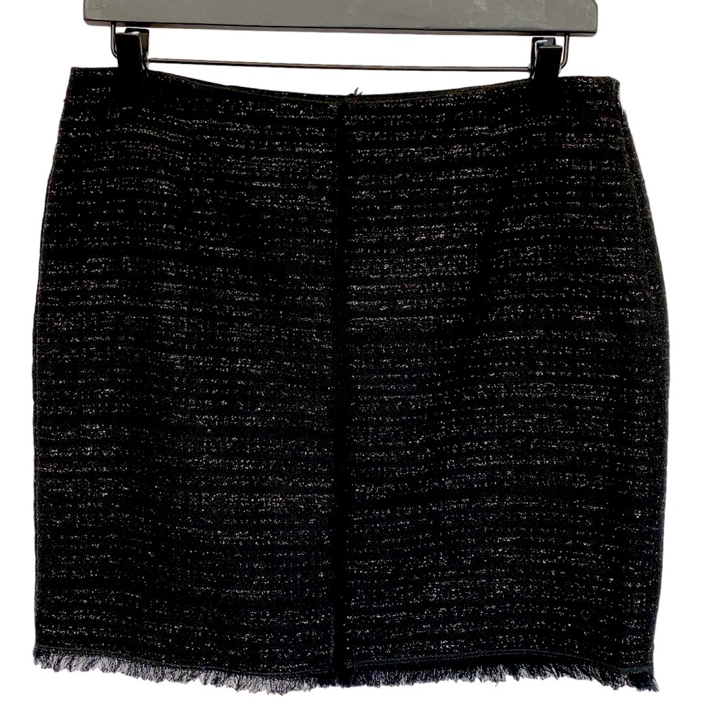 Trina Turk Black Shimmer Mini Short Skirt